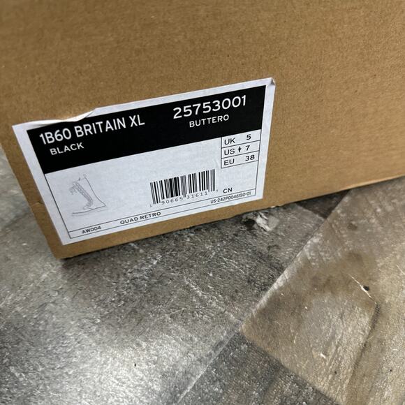 Dr Martens 1B60 BRITAIN XL knee high quad platform zipper boots UK 5 EU 38 US 7 - Picture 2 of 16